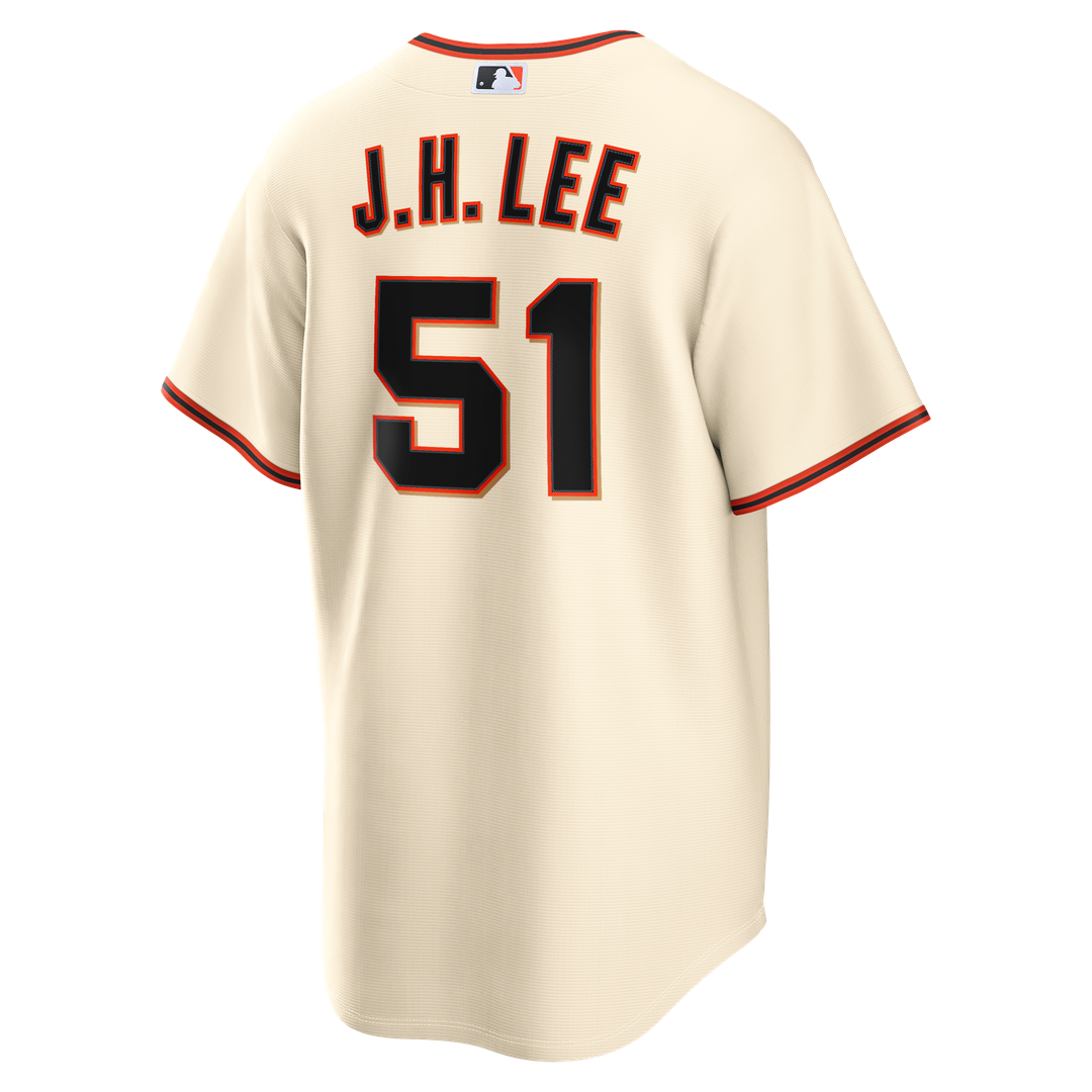 San Francisco Giants Jung Hoo Lee Nike Home Replica Jersey - Cream
