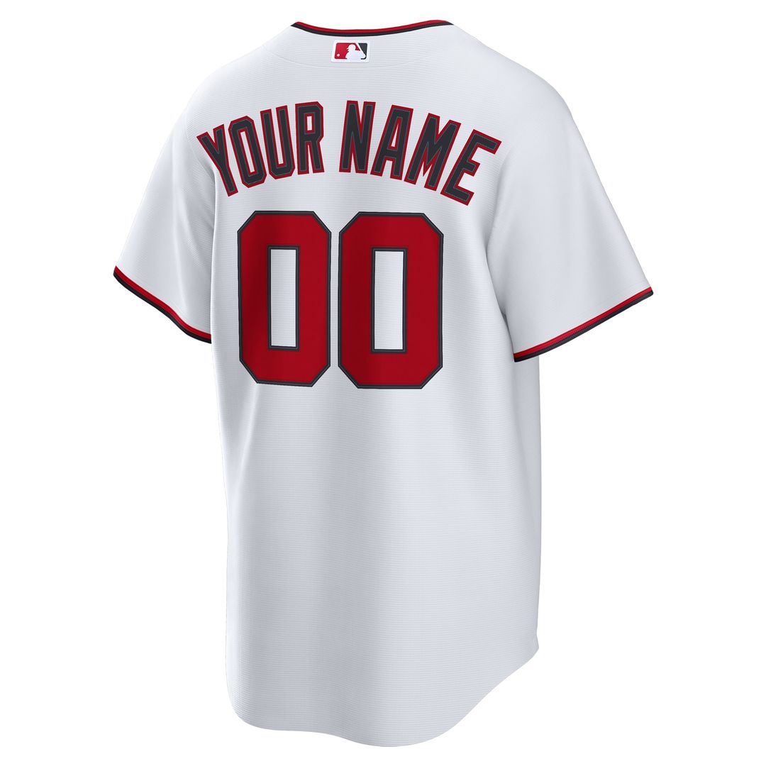 Washington Nationals Nike Home Custom Replica Jersey - White