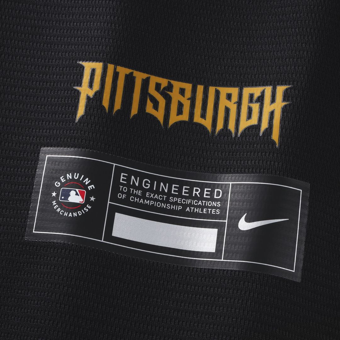 Pittsburgh Pirates Konnor Griffin Nike 2026 City Connect Stadium Jersey - Black