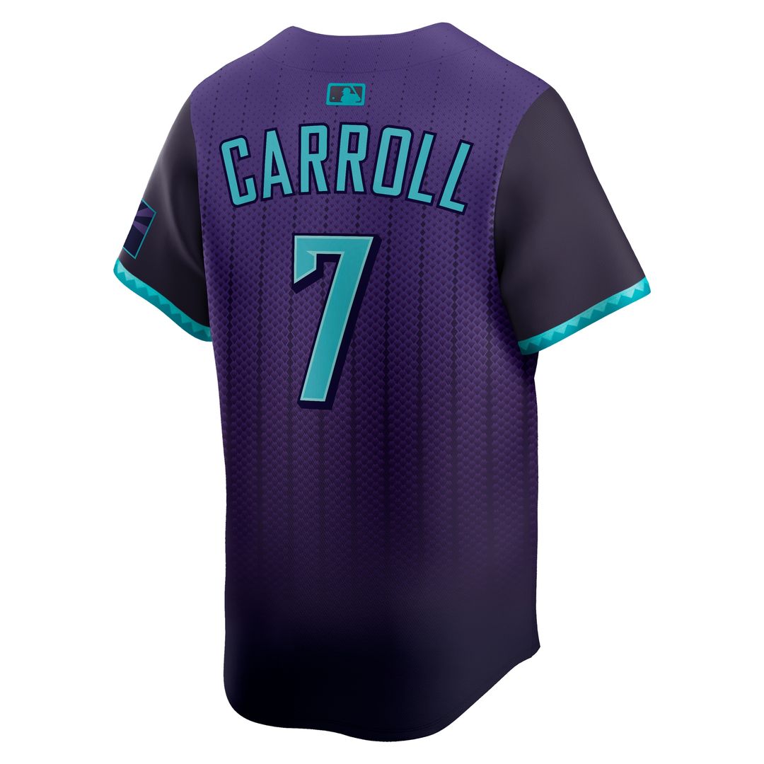 Arizona Diamondbacks Corbin Carroll Nike 2025 City Connect Limited Player Jersey - Purple