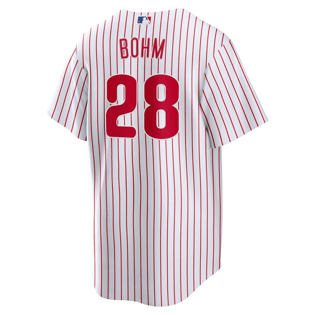Philadelphia Phillies Alec Bohm Nike Home Replica Jersey - White