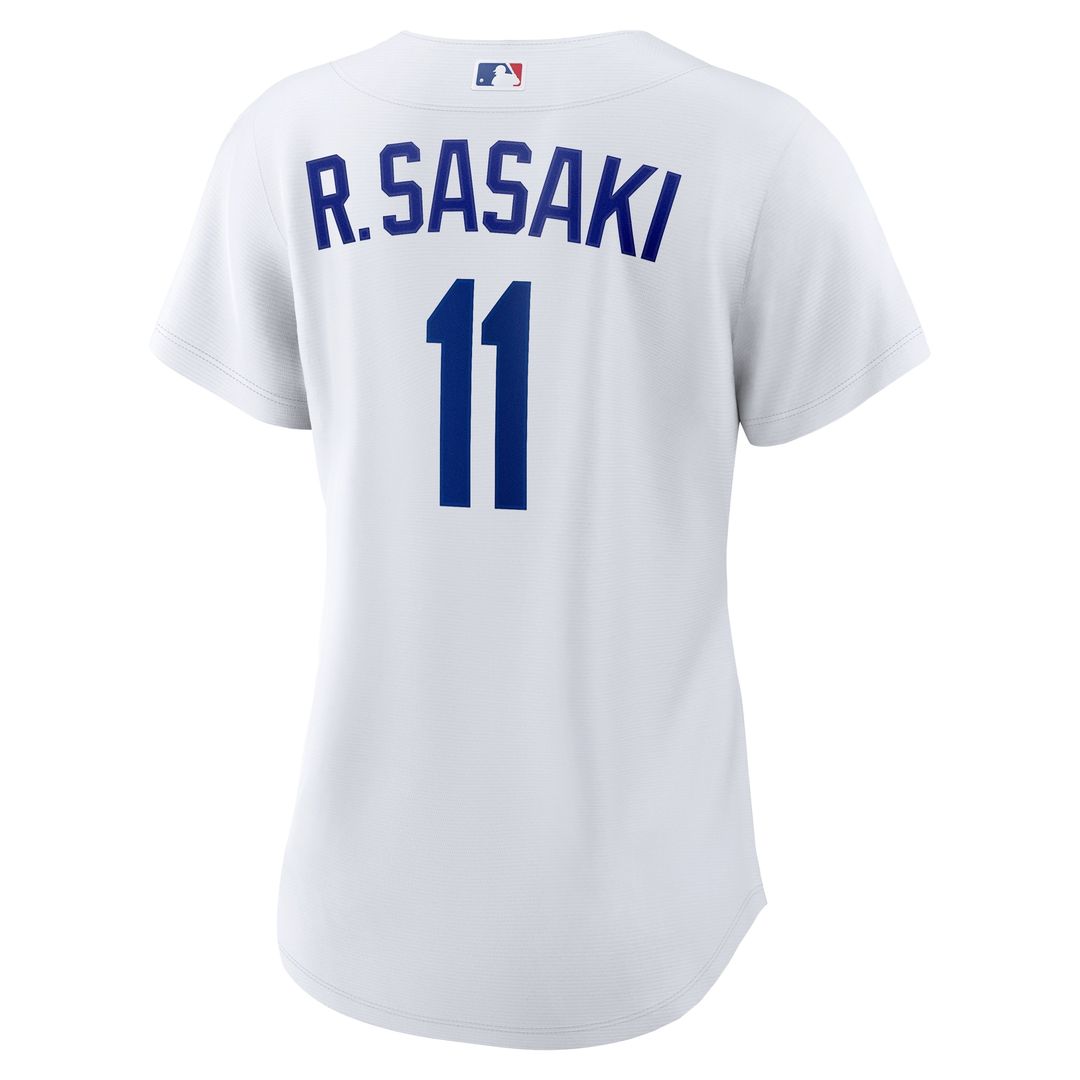 Los Angeles Dodgers Rōki Sasaki Nike Women's Replica Jersey - White
