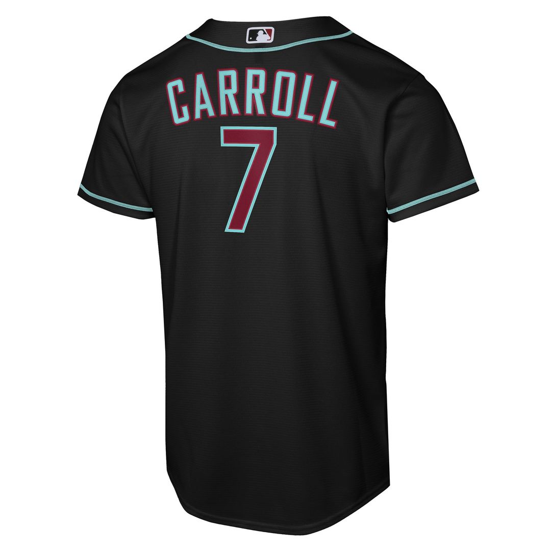 Arizona Diamondbacks Corbin Carroll Nike Youth Alternate Replica Jersey - Black