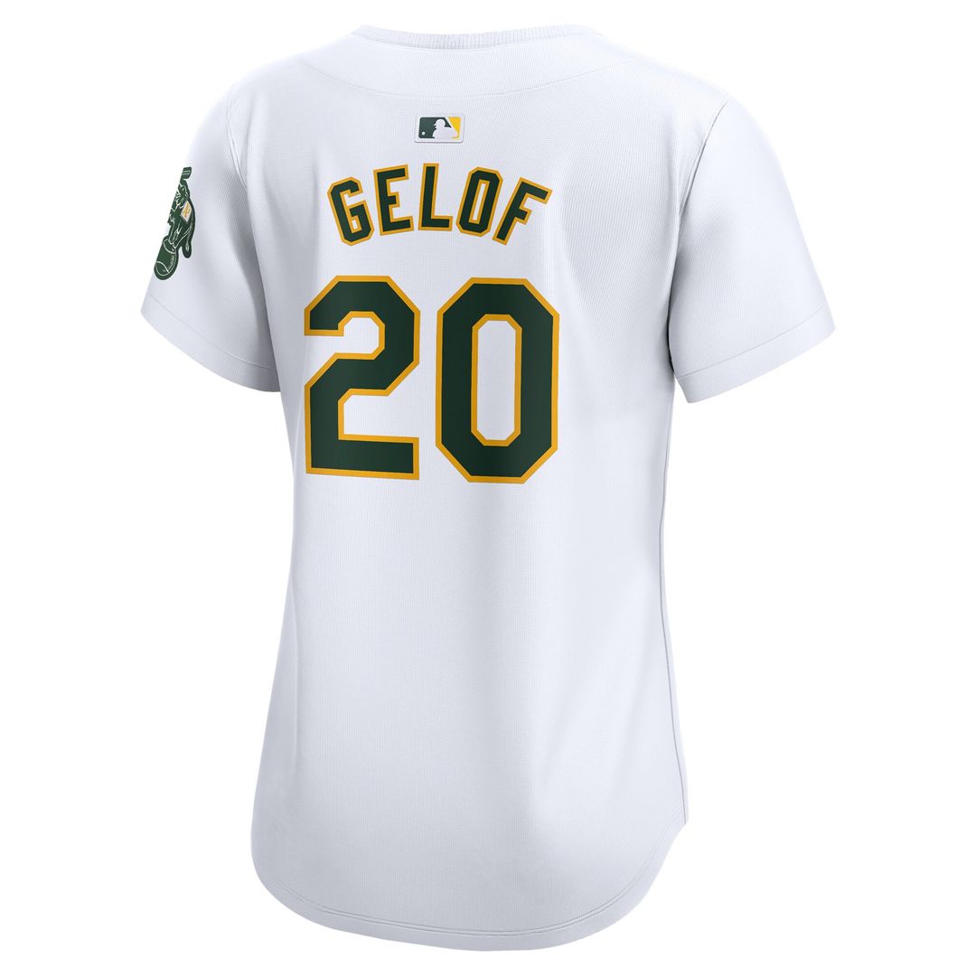 Athletics Zack Gelof Nike Women's Home Limited Player Jersey - White