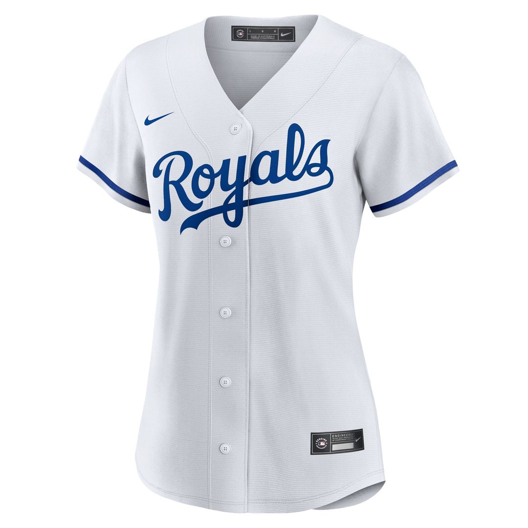 Kansas City Royals Maikel Garcia Nike Women's Home Replica Jersey - White