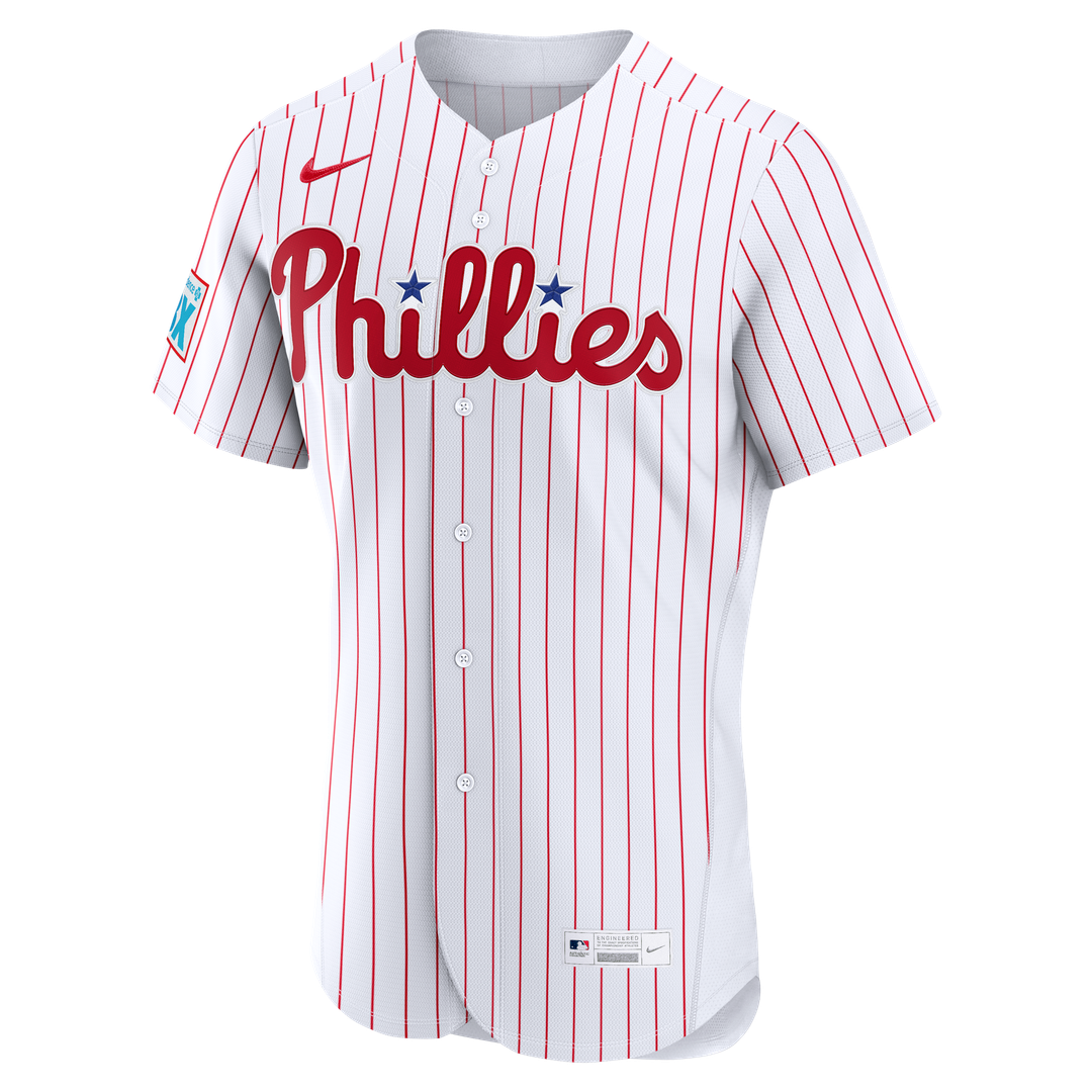 Philadelphia Phillies Bryce Harper Nike Alternate Authentic Sponsor Patch Jersey - Cream