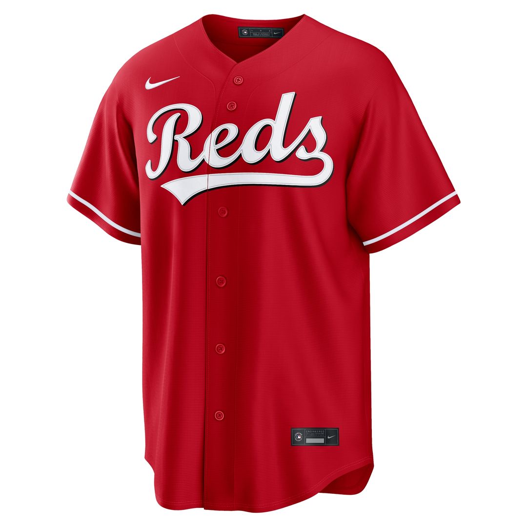 Cincinnati Reds Elly De La Cruz Nike Road Replica Jersey - Gray