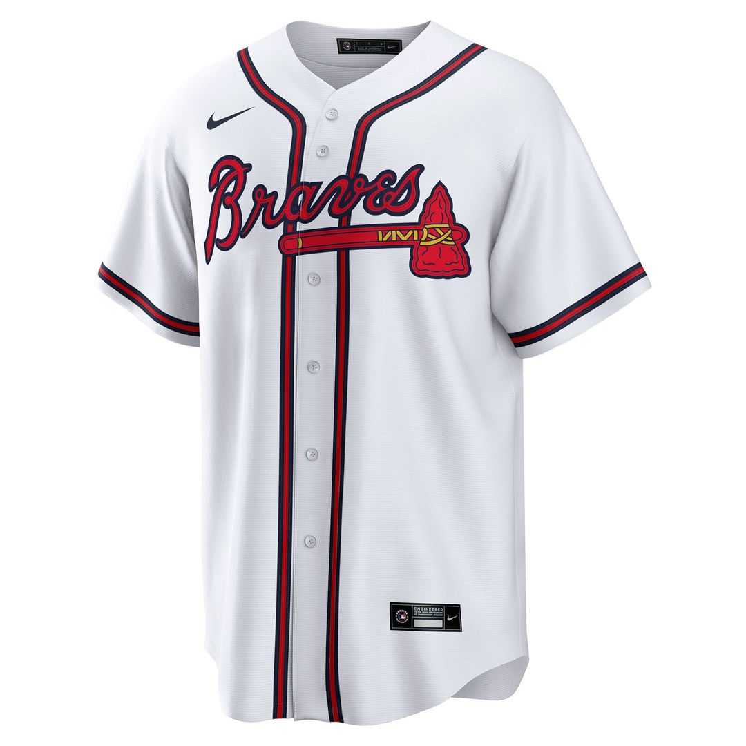 Atlanta Braves Joe Jiménez Nike Home Replica Player Jersey - White