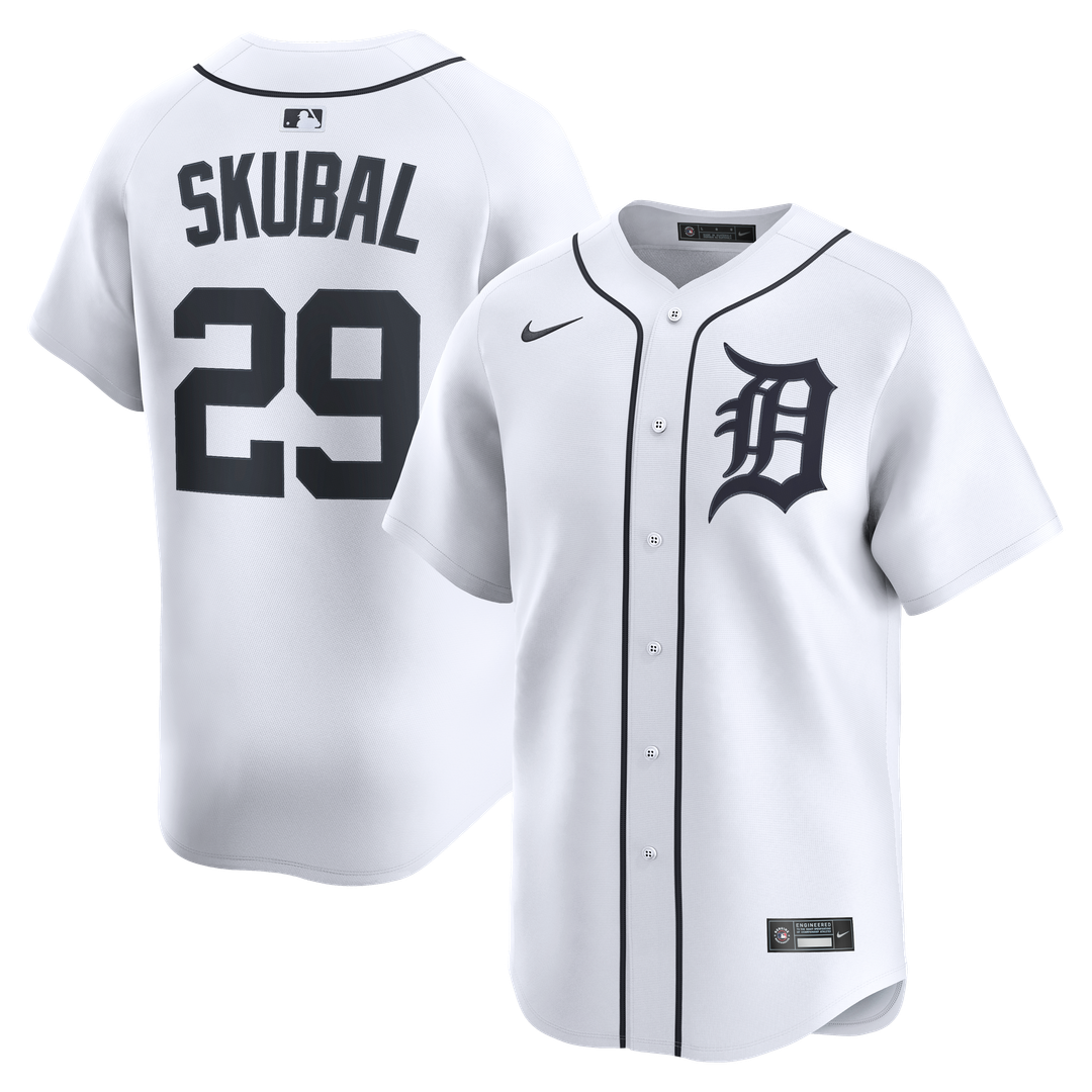 Detroit Tigers Tarik Skubal Nike Home Limited Player Jersey - White