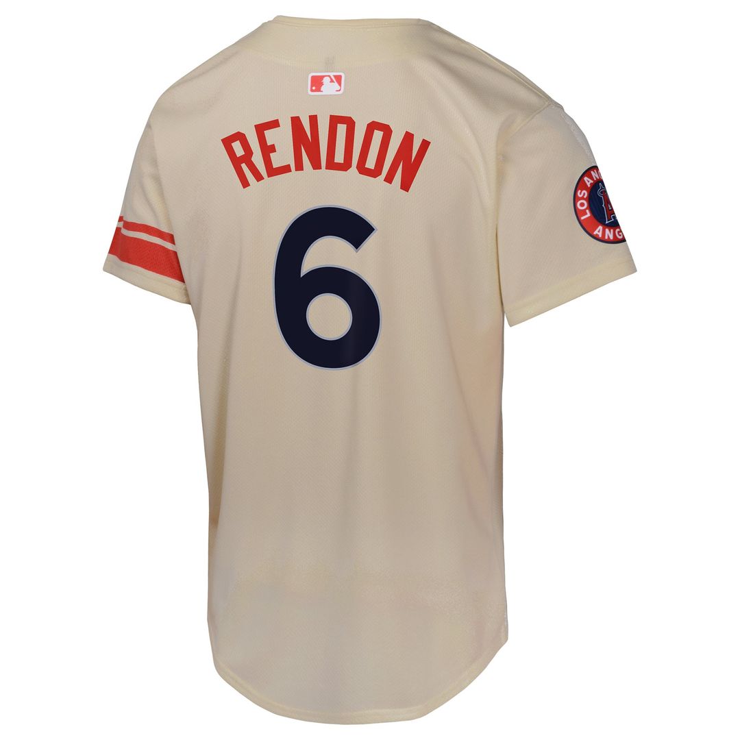 Los Angeles Angels Anthony Rendon Nike Youth City Connect Limited Player Jersey - Cream