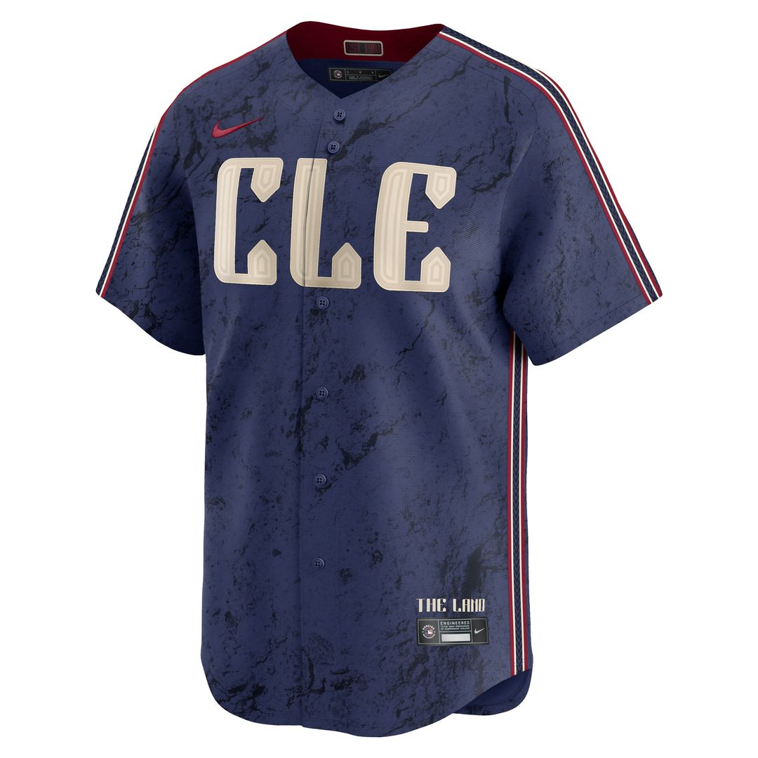 Cleveland Guardians Nike City Connect Limited Jersey - Navy