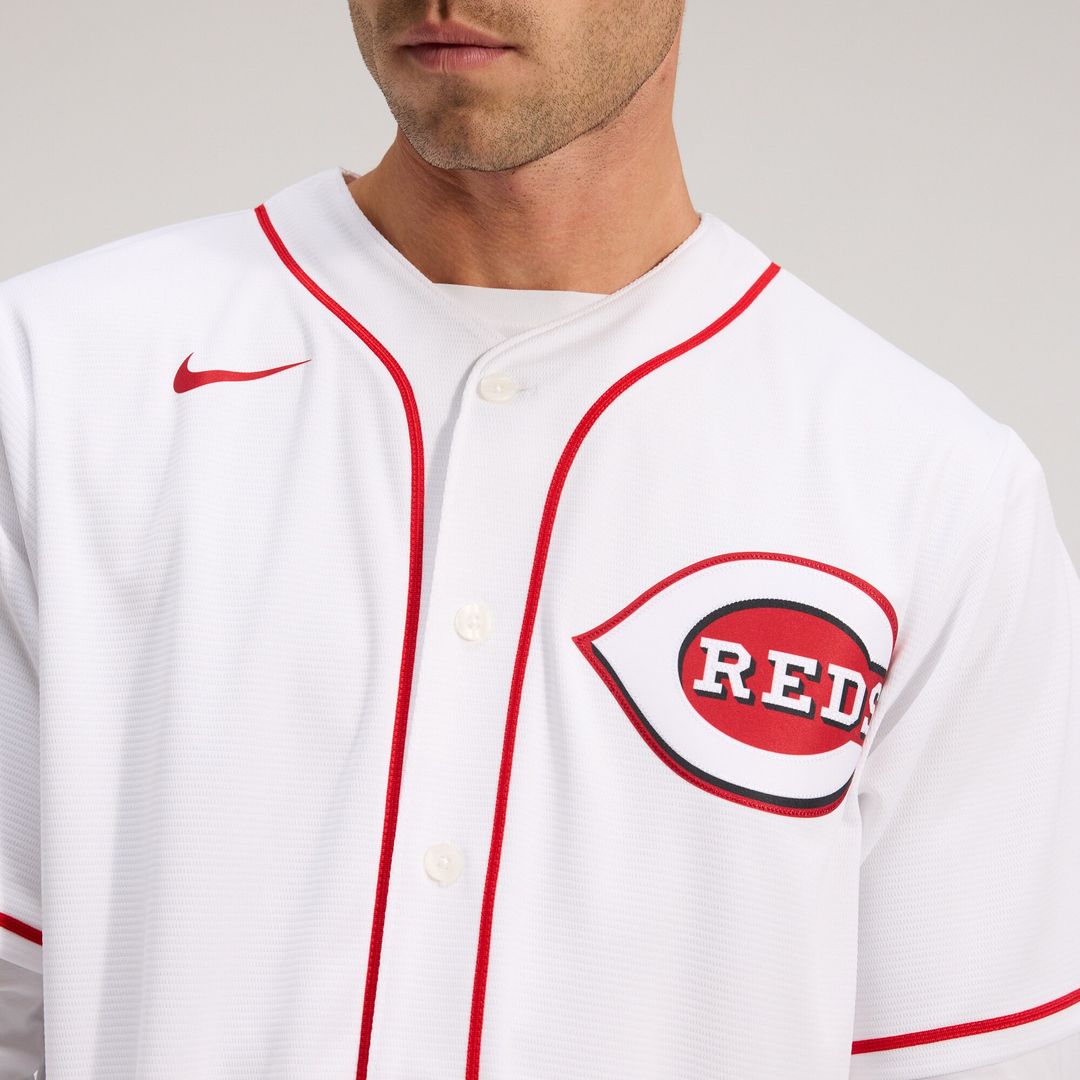 Cincinnati Reds Nike Home Replica Team Jersey - White
