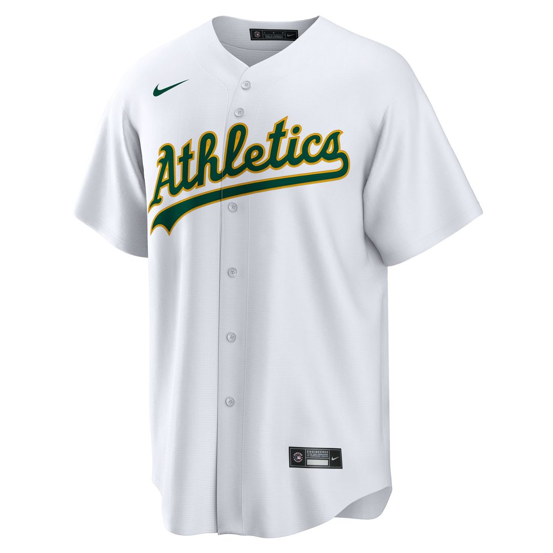 Athletics Denzel Clarke Nike Home Replica Jersey - White