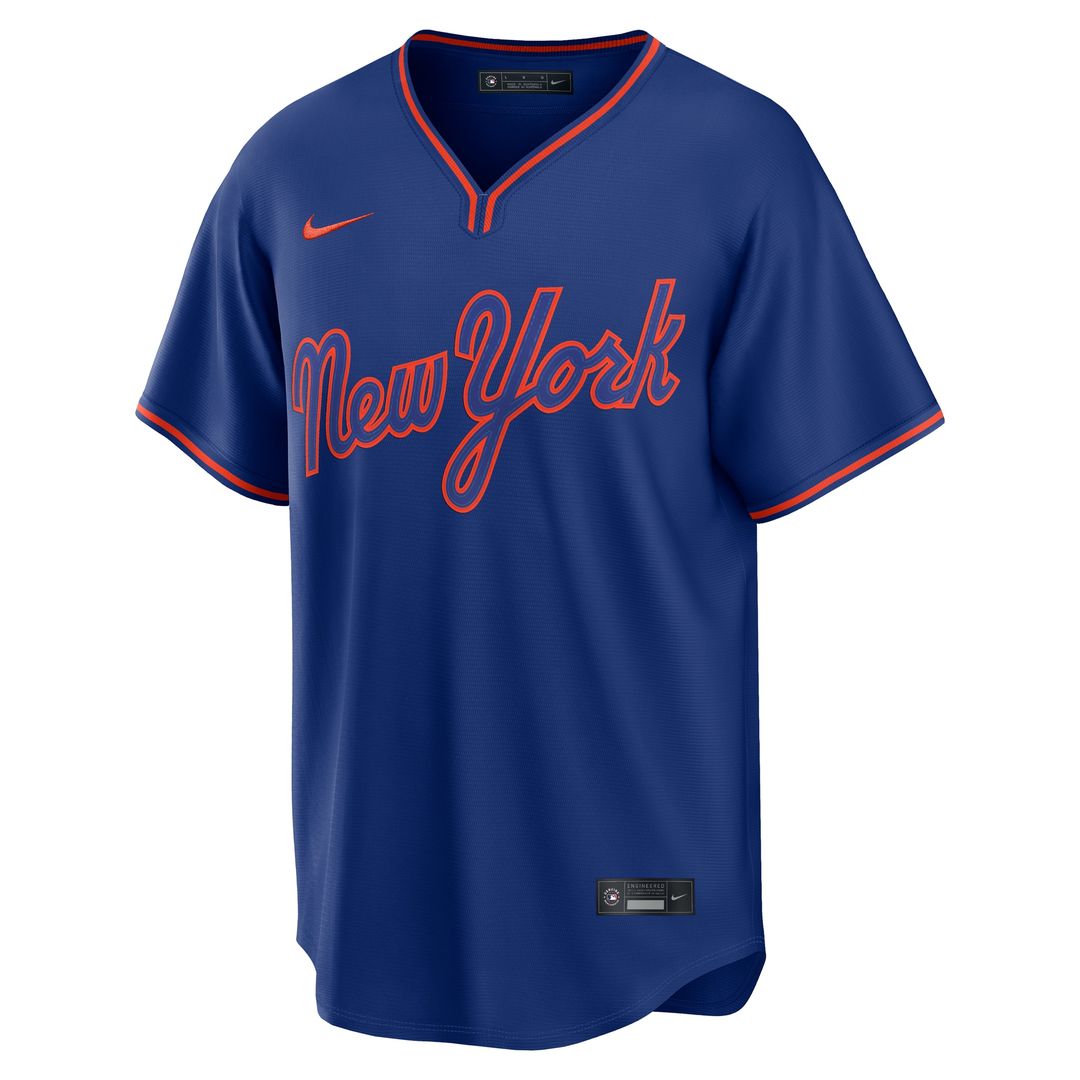 New York Mets Freddy Peralta Nike Alternate Replica Jersey - Royal