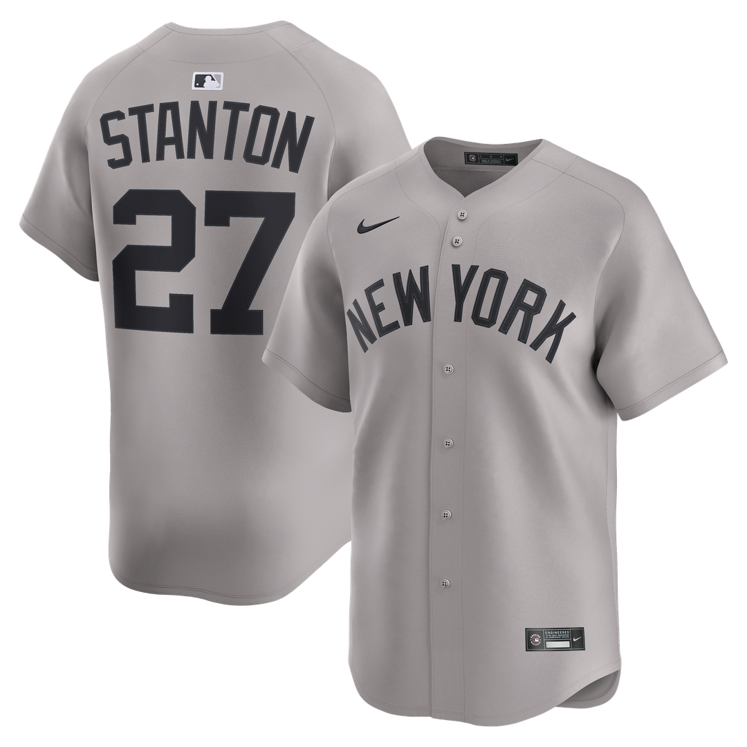 New York Yankees Giancarlo Stanton Nike Home Limited Player Jersey - White