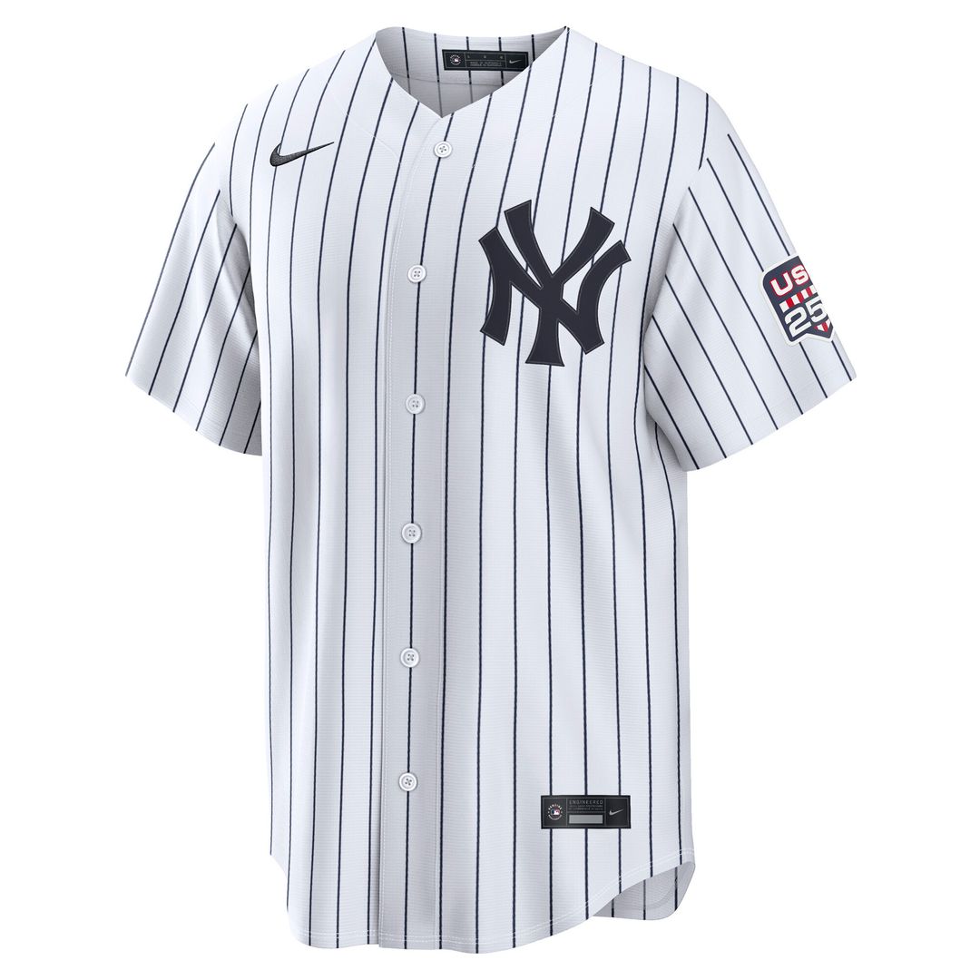 New York Yankees Aaron Judge Nike USA 250 Fourth of July Home Stadium Jersey - White