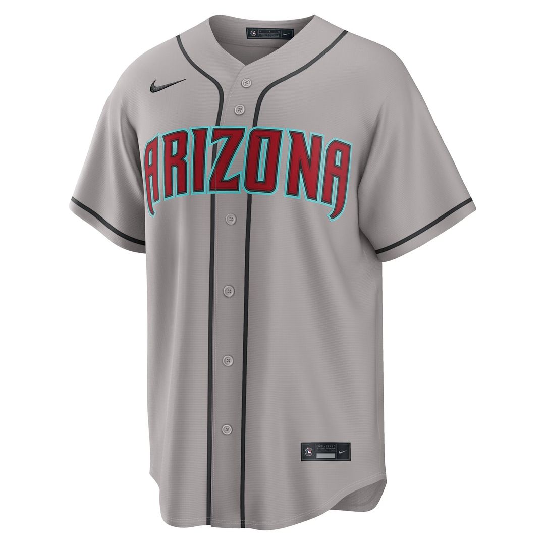 Arizona Diamondbacks Corbin Carroll Nike Road Replica Jersey - Gray