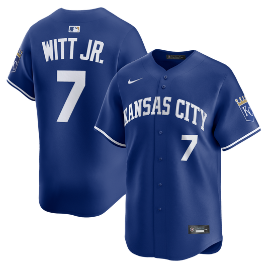 Kansas City Royals Bobby Witt Jr. Nike Alternate 2 Limited Player Jersey - Royal