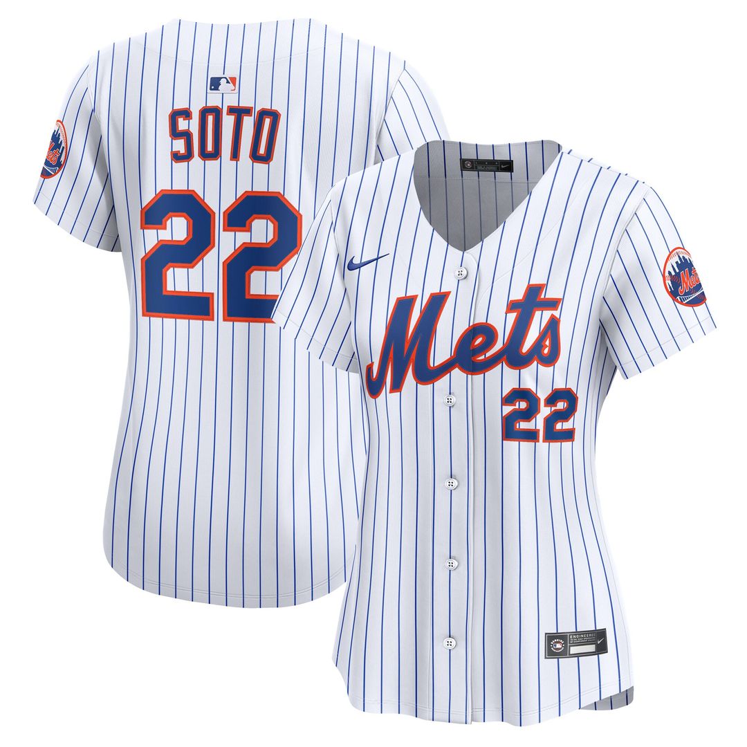 New York Mets Juan Soto Nike Women's Home Limited Player Jersey - White