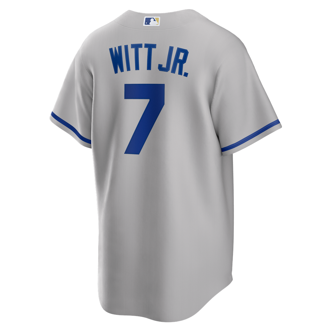 Kansas City Royals Bobby Witt Jr. Nike Road Replica Jersey - Gray