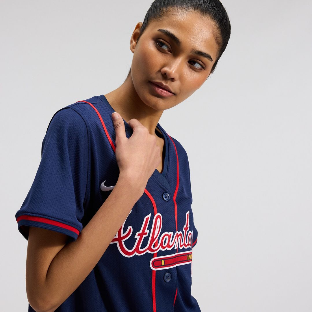 Atlanta Braves Ronald Acuña Jr. Nike Women's Alternate Limited Player Jersey - Navy