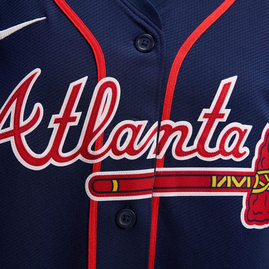 Atlanta Braves Ronald Acuña Jr. Nike Women's Alternate Limited Player Jersey - Navy