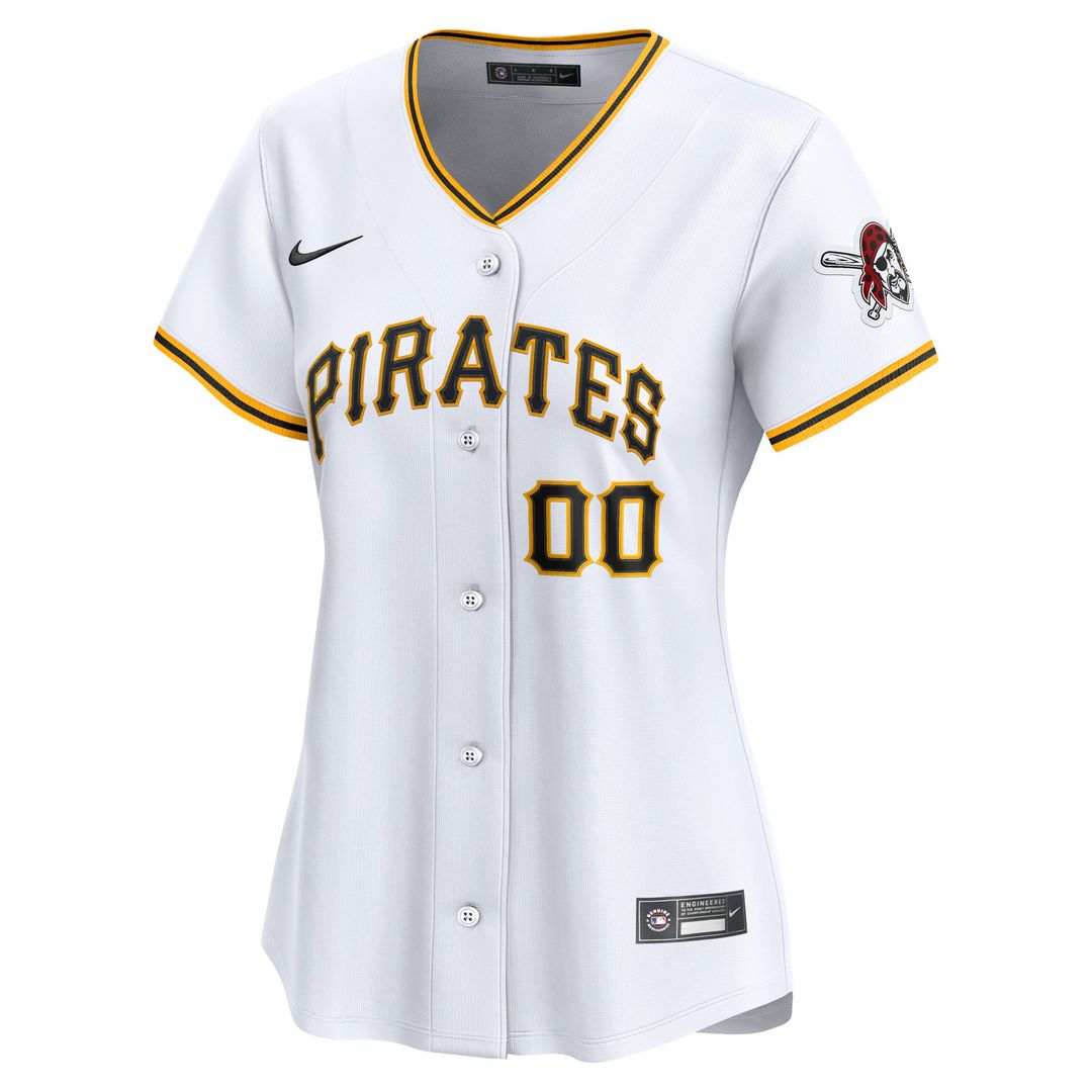 Pittsburgh Pirates Nike Women's Home Limited Custom Jersey - White