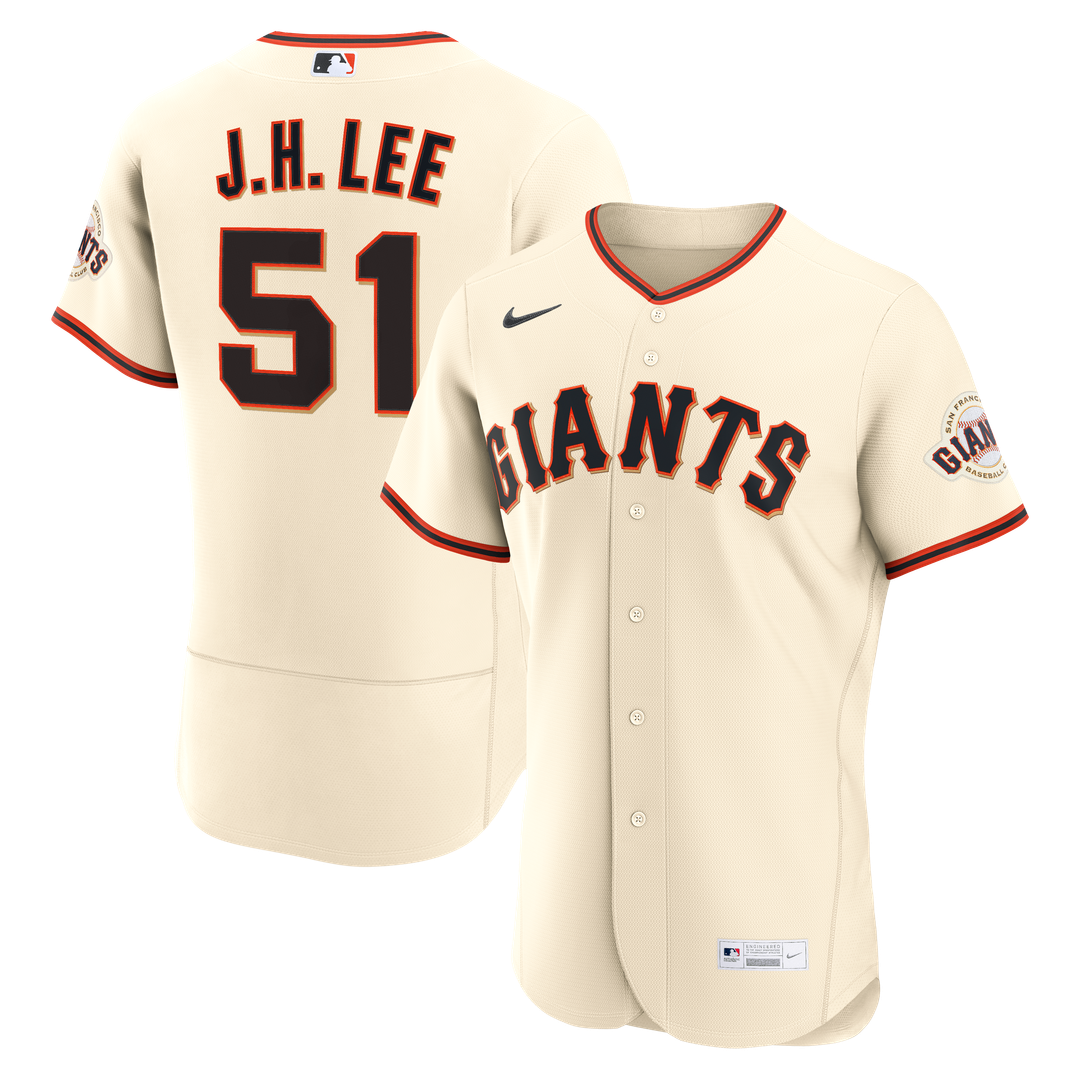 San Francisco Giants Jung Hoo Lee Nike Home Authentic Jersey - Cream