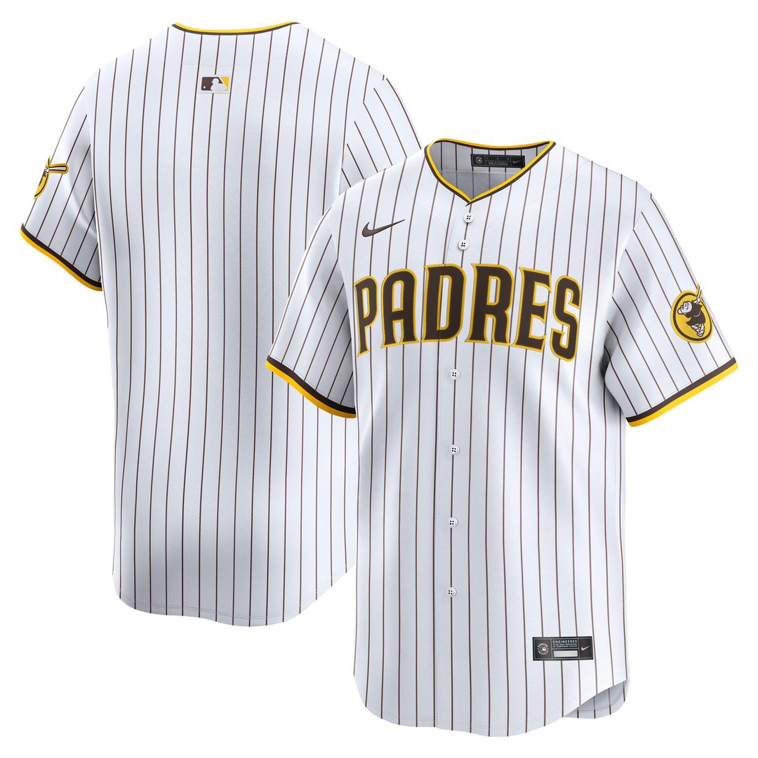 San Diego Padres Nike Home Limited Jersey - White