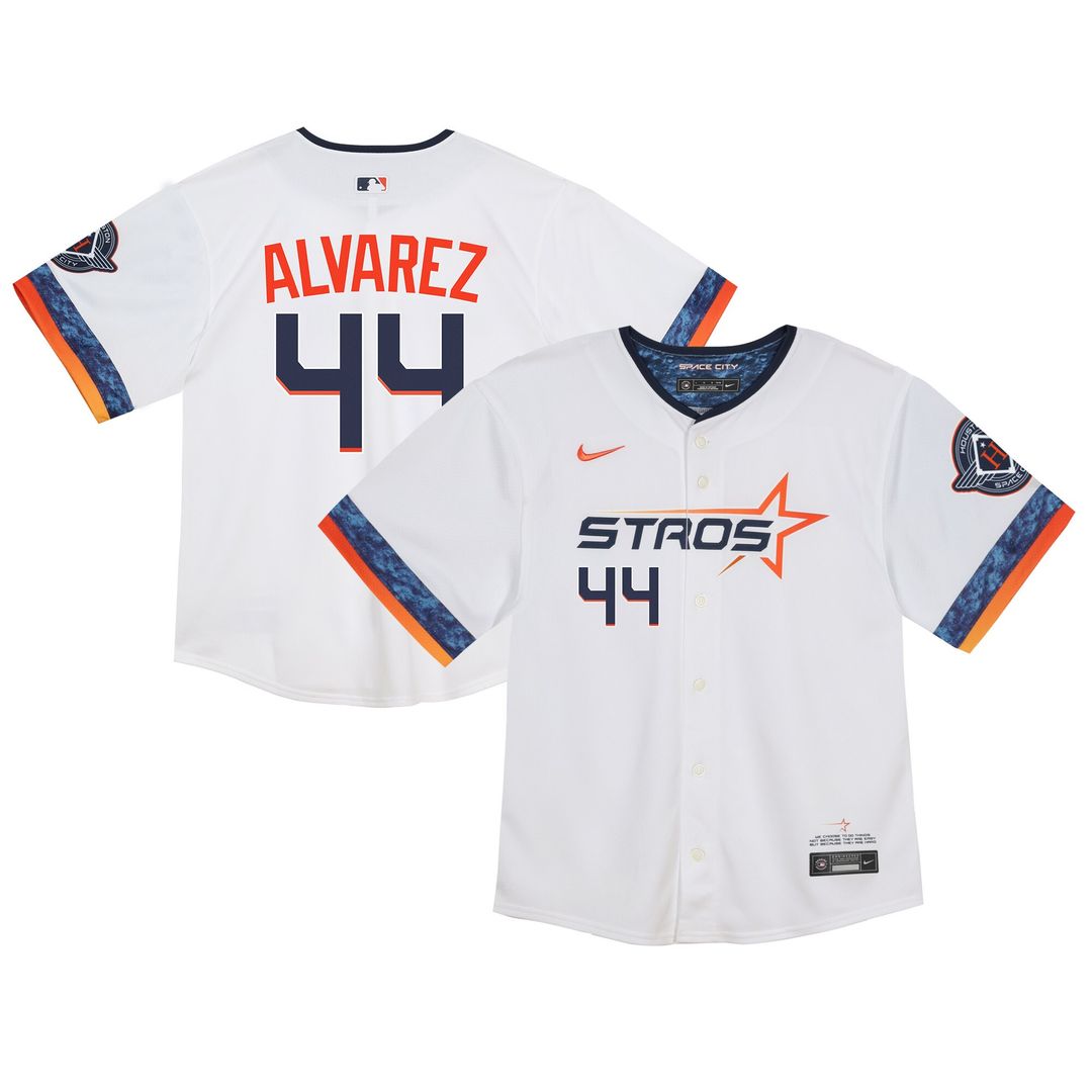 Houston Astros Yordan Alvarez Toddler City Connect 2025 Limited Jersey - White