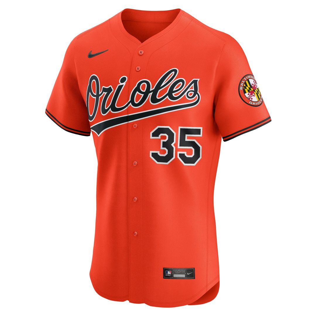 Baltimore Orioles Adley Rutschman Nike Alternate Elite Jersey - Black