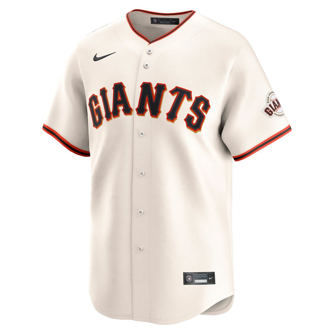 San Francisco Giants Nike Home Limited Jersey - Cream