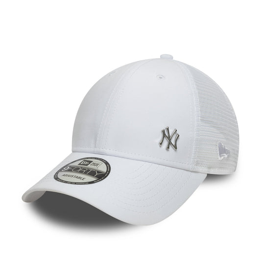 New York Yankees MLB Flawless 9forty Trucker Snapback White