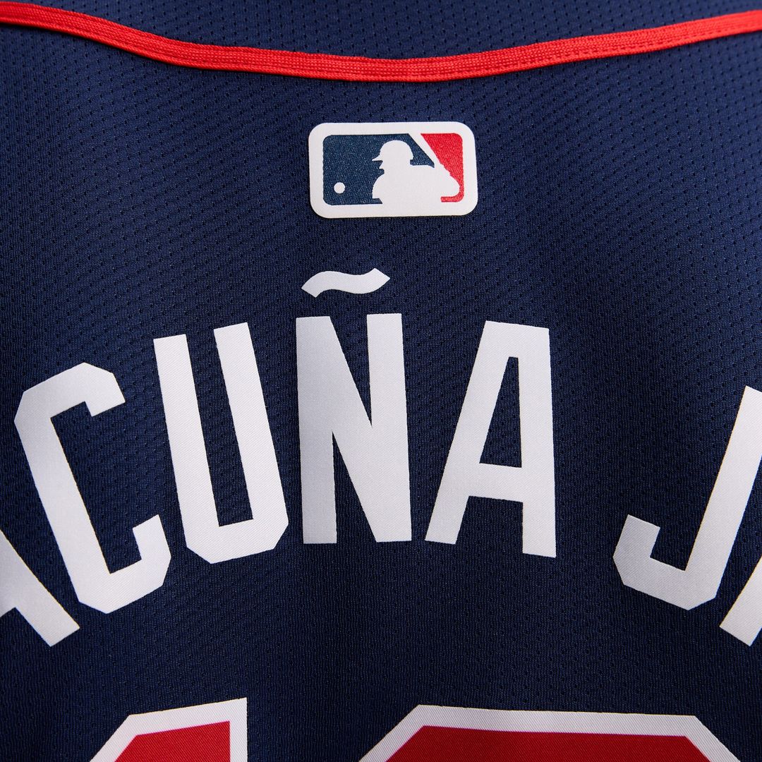Atlanta Braves Ronald Acuña Jr. Nike Women's Alternate Limited Player Jersey - Navy