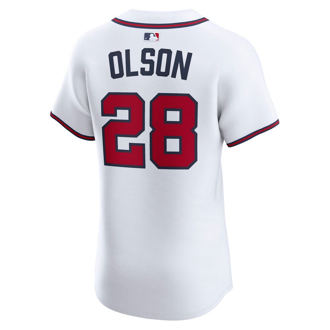 Atlanta Braves Matt Olson Nike Home Elite Player Jersey - White
