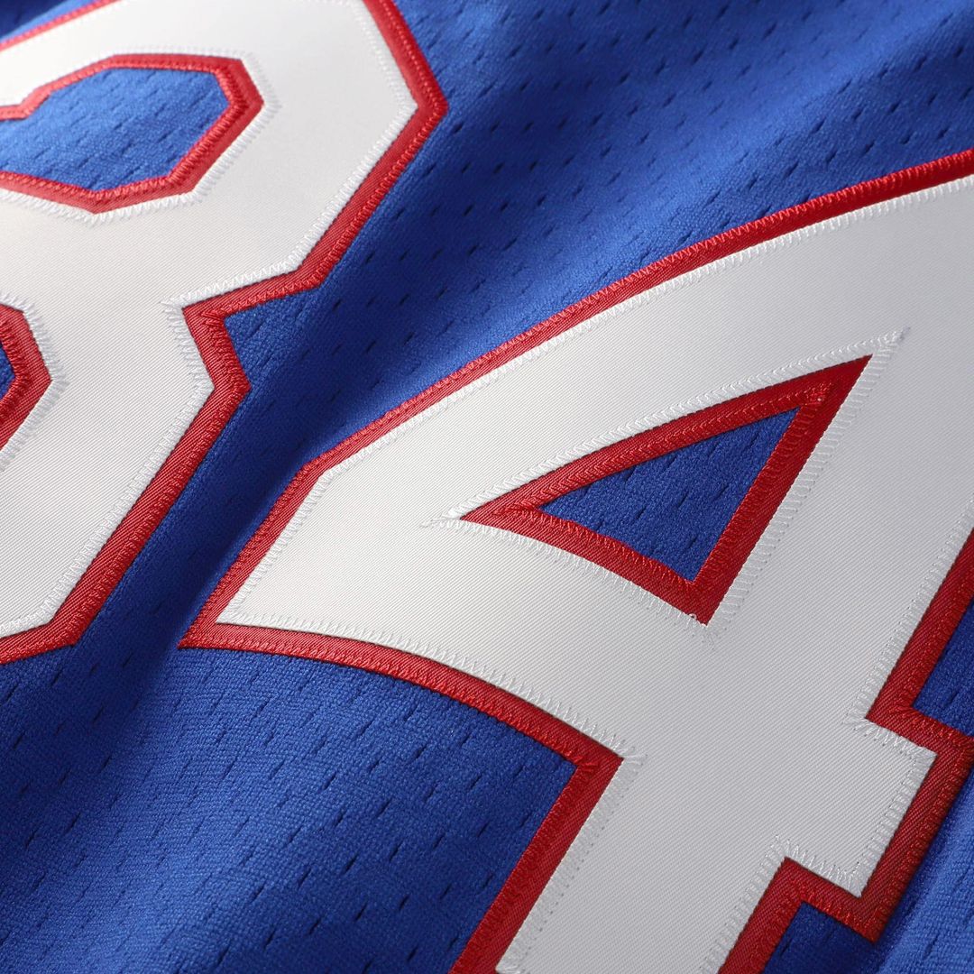 Texas Rangers Nolan Ryan Mitchell & Ness Big & Tall Cooperstown Mesh Batting Practice Jersey - Royal