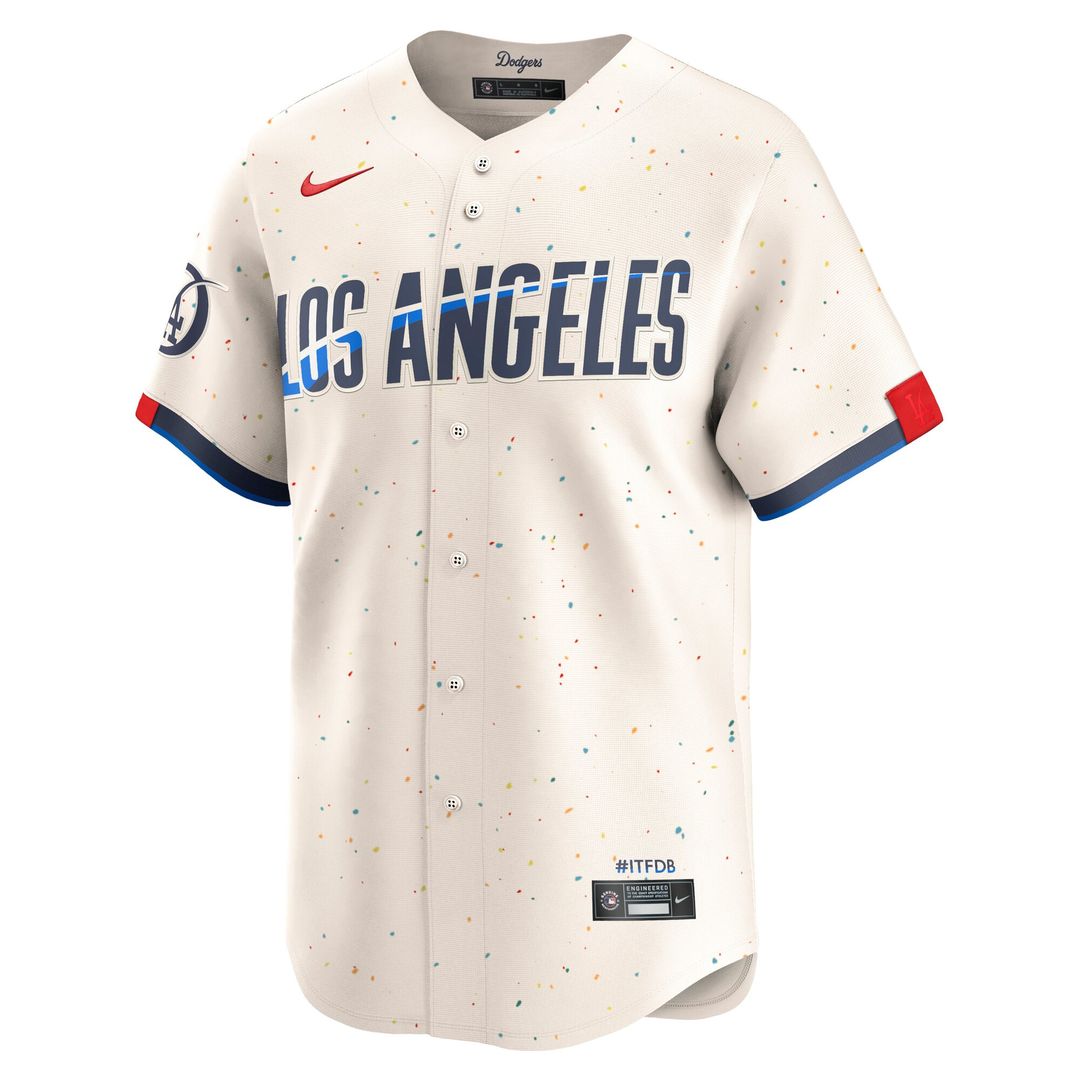 Los Angeles Dodgers Nike City Connect Limited Jersey - Cream