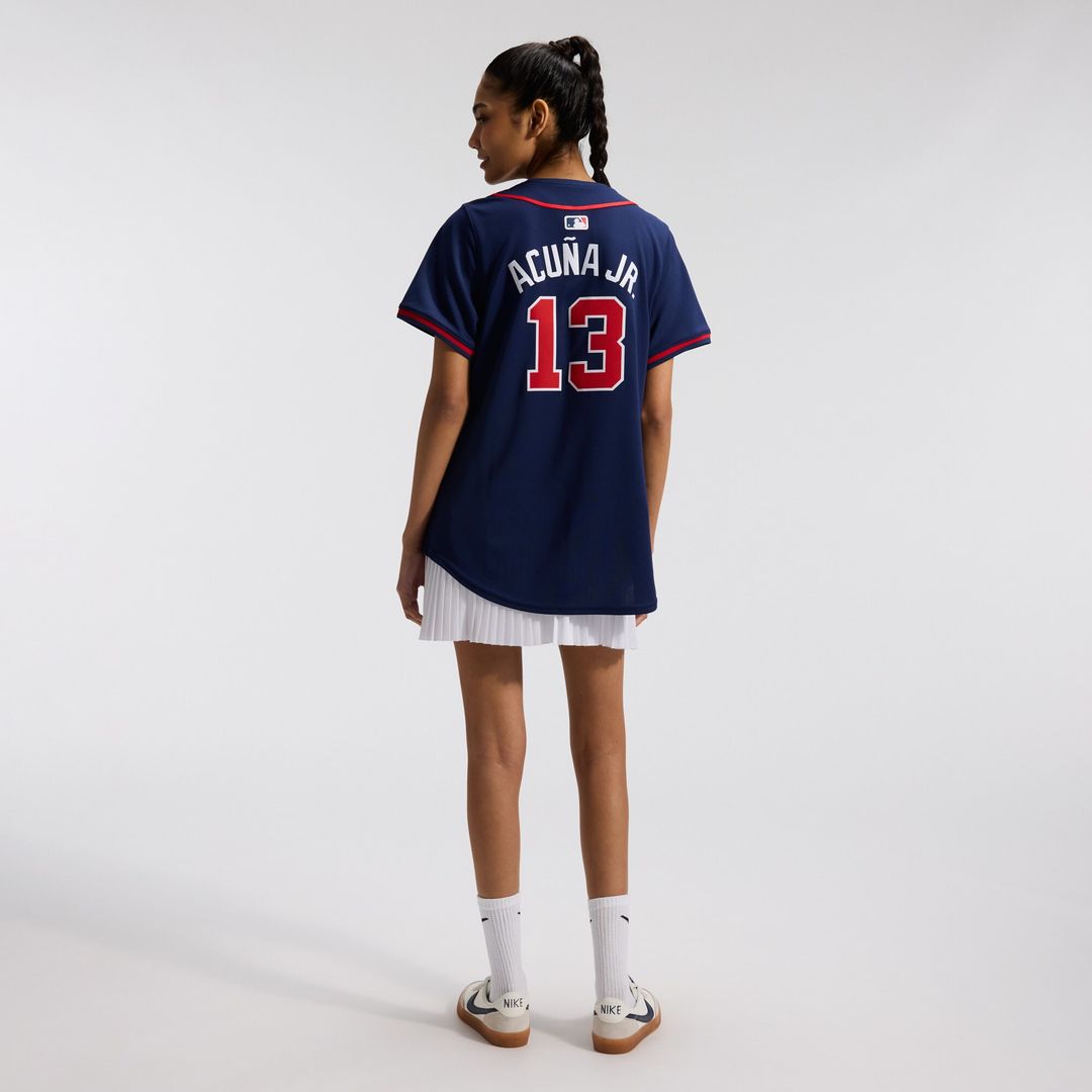 Atlanta Braves Ronald Acuña Jr. Nike Women's Alternate Limited Player Jersey - Navy