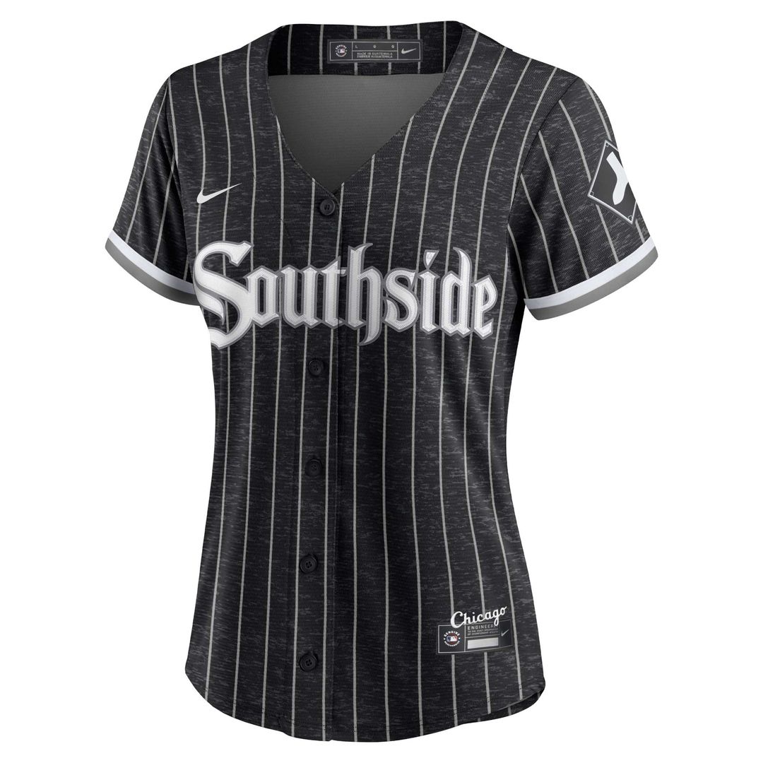 Chicago White Sox Bo Jackson Nike Women's City Connect Replica Player Jersey - Black