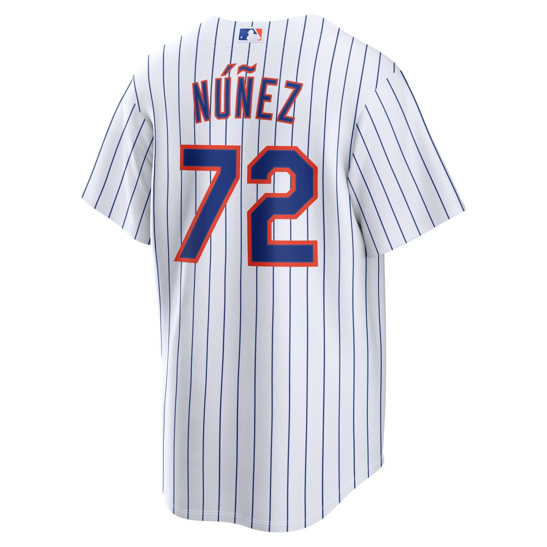New York Mets Dedniel Núñez Nike Home Replica Jersey - White