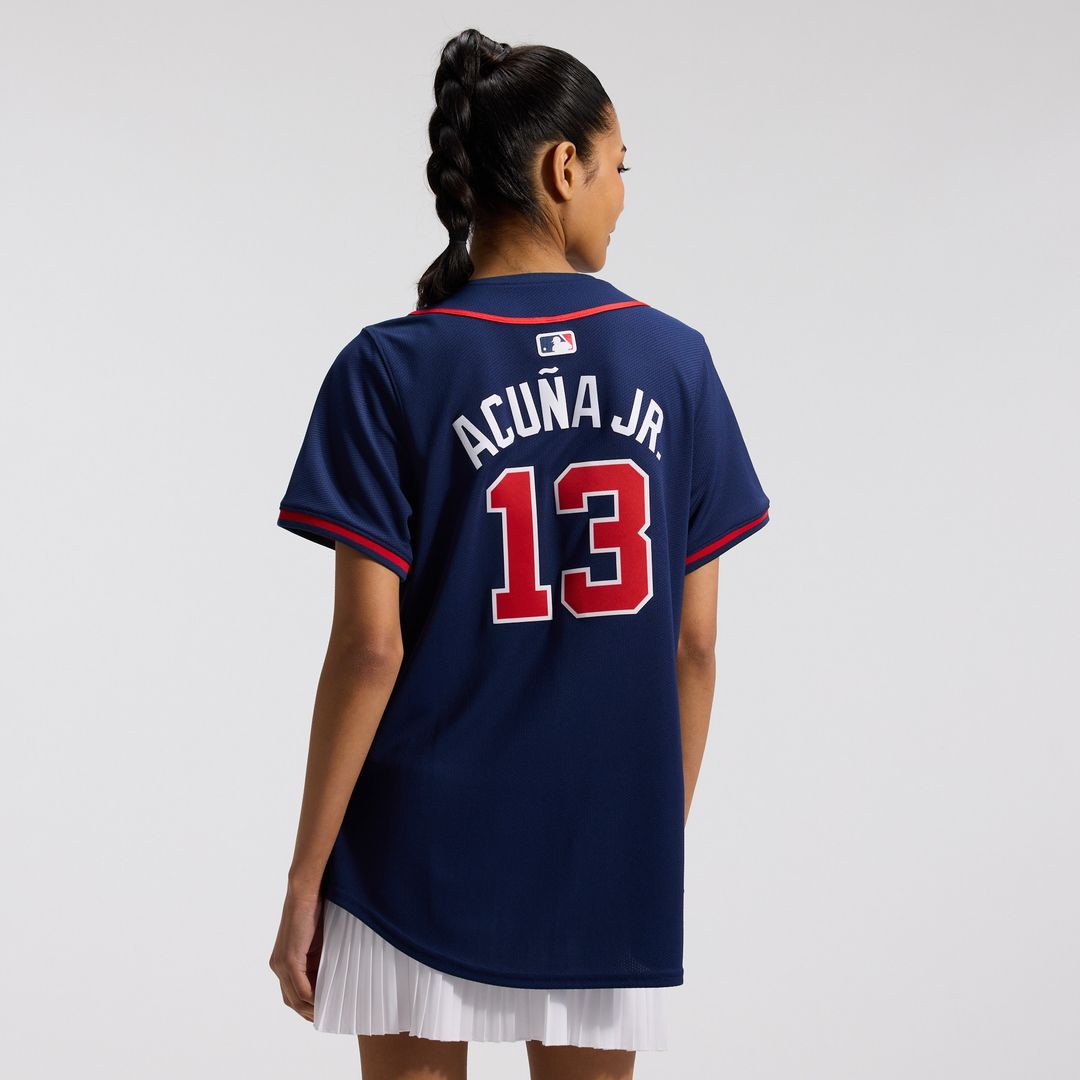 Atlanta Braves Ronald Acuña Jr. Nike Women's Alternate Limited Player Jersey - Navy