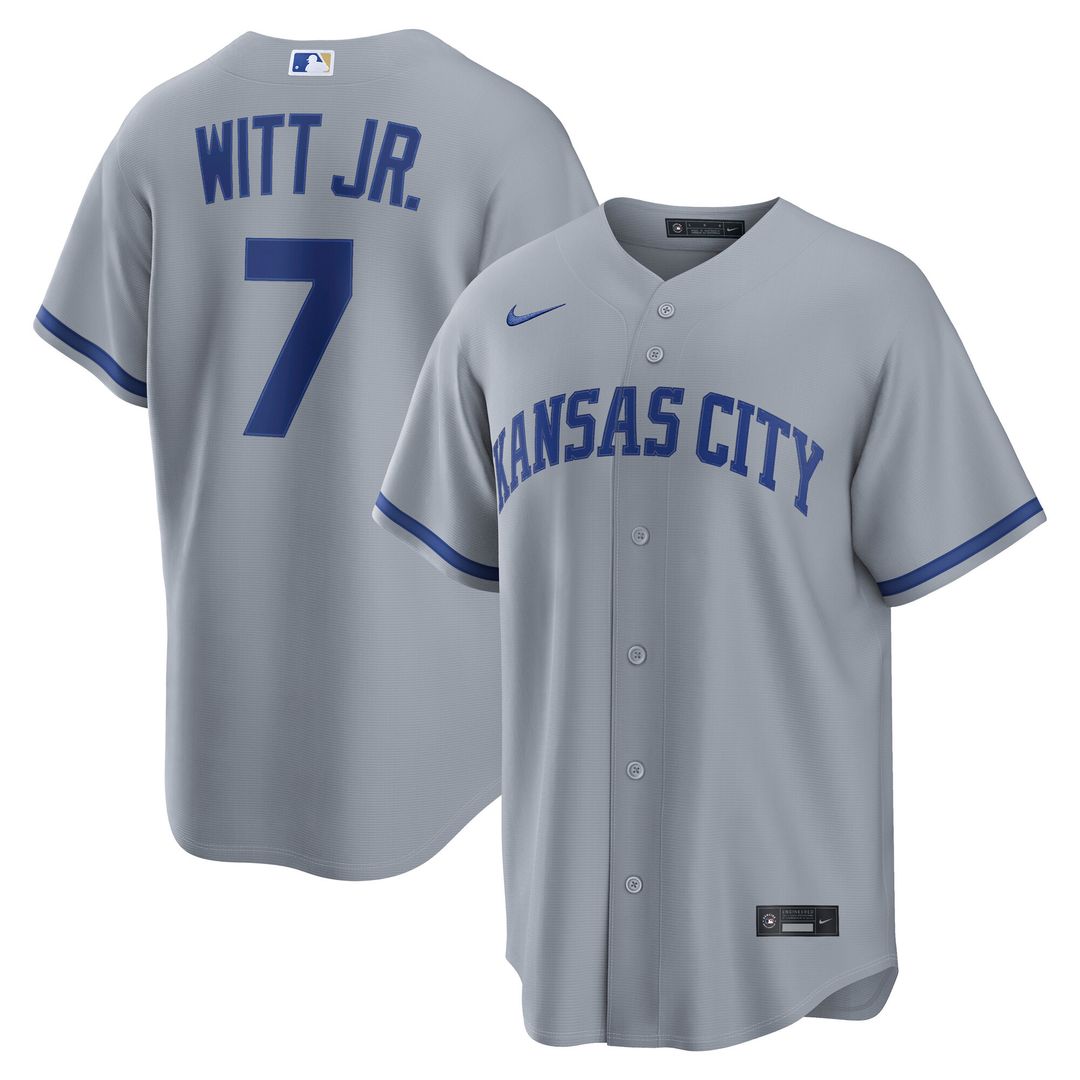 Kansas City Royals Bobby Witt Jr. Nike Alternate Replica Jersey - Light Blue