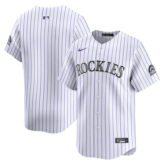 Colorado Rockies Nike Home Limited Player Jersey - White