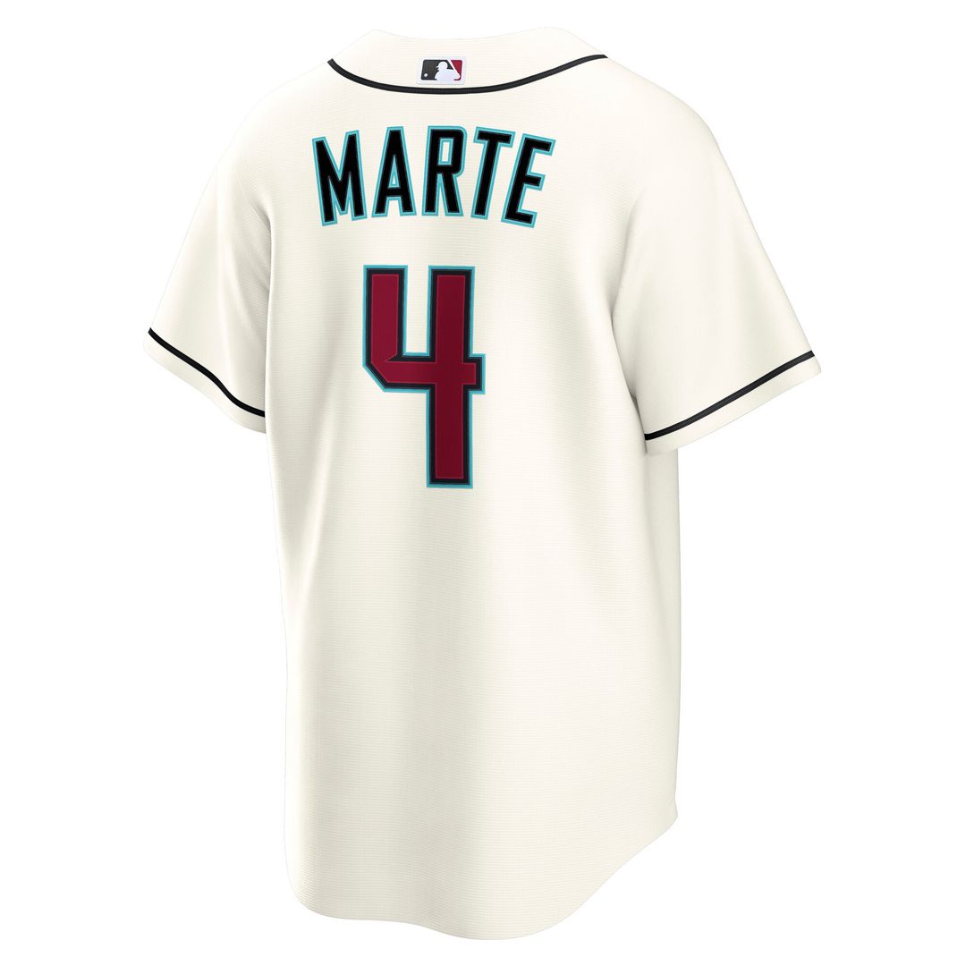 Arizona Diamondbacks Ketel Marte Nike Home Replica Jersey - Cream