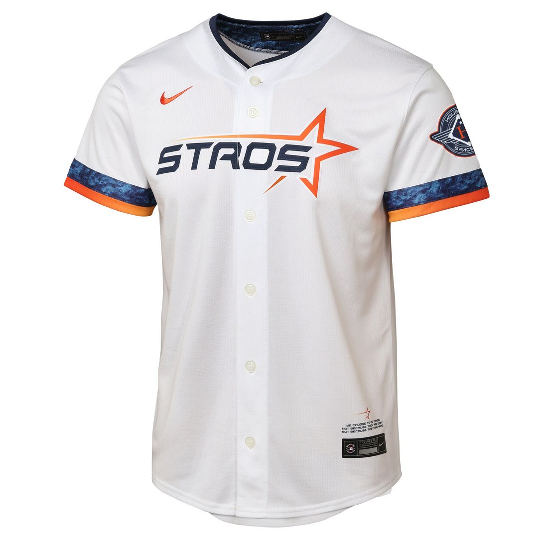 Houston Astros Nike Youth 2025 City Connect Limited Jersey - White