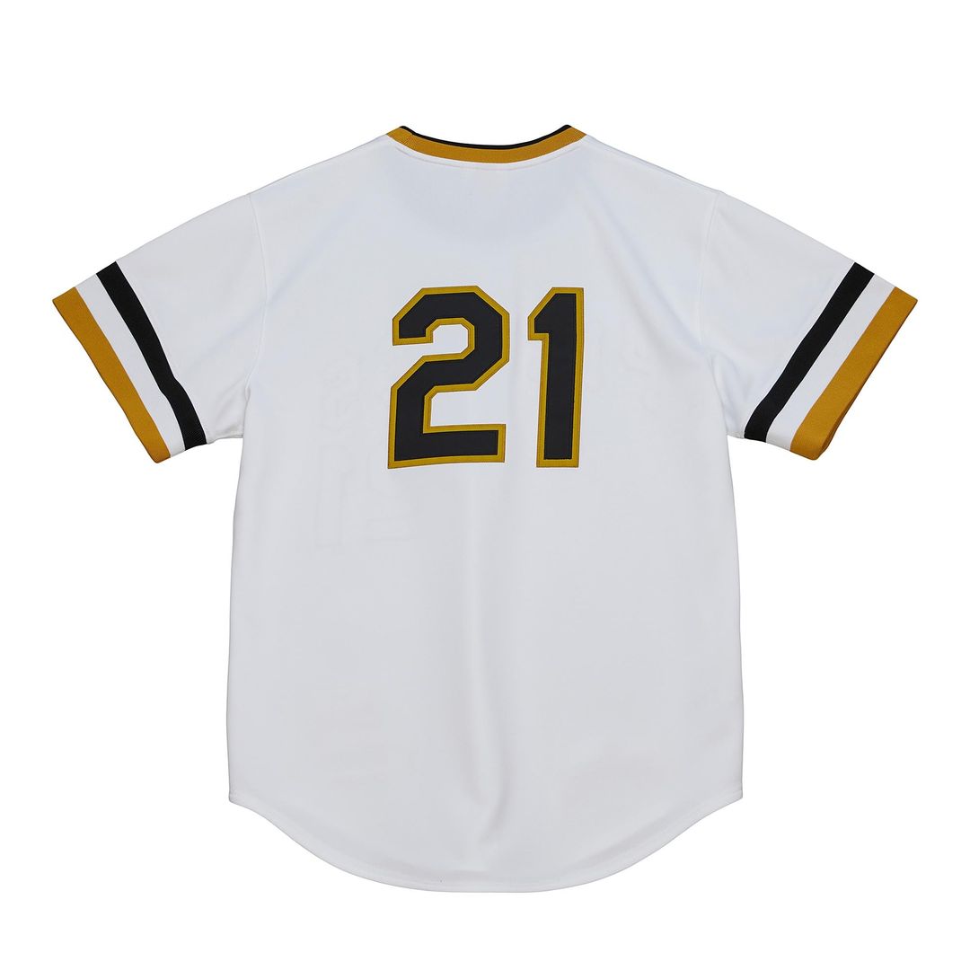 Pittsburgh Pirates Roberto Clemente Mitchell & Ness Cooperstown Authentic Jersey - White