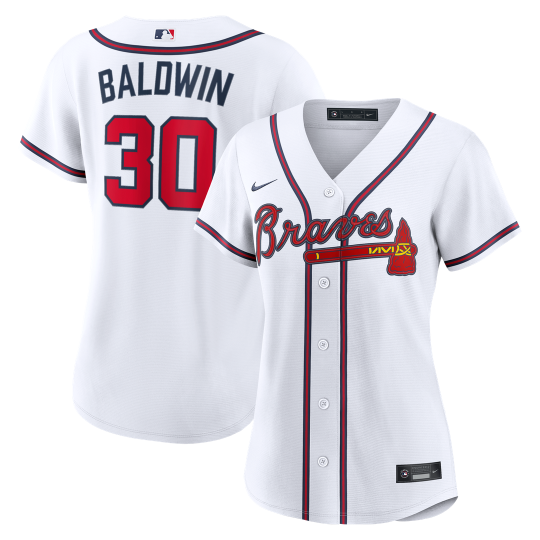 Atlanta Braves Drake Baldwin Nike Women's Home Replica Jersey - White