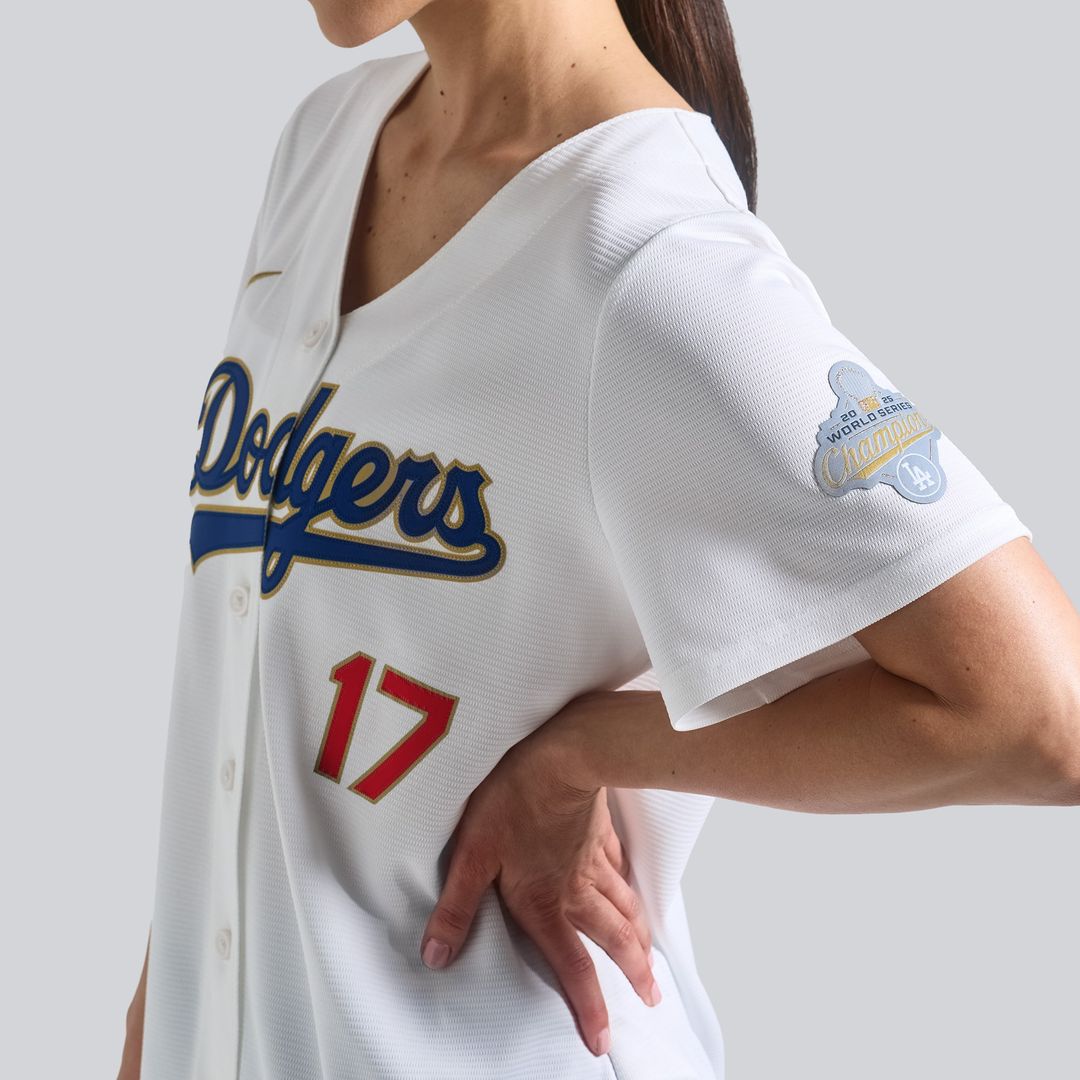 Los Angeles Dodgers Shohei Ohtani Nike Women's 2026 Gold Collection Stadium Jersey - White
