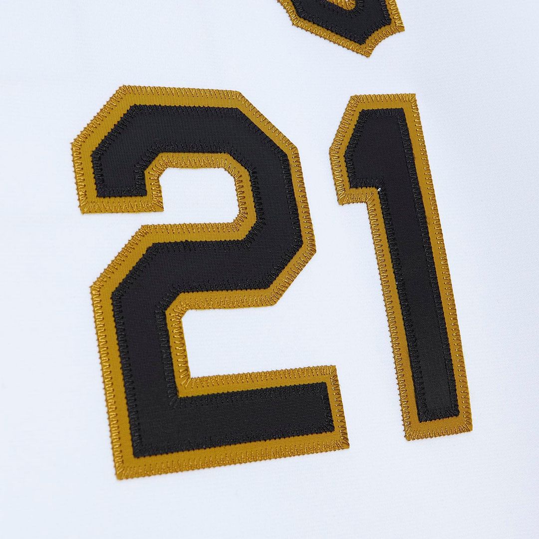 Pittsburgh Pirates Roberto Clemente Mitchell & Ness Cooperstown Authentic Jersey - White