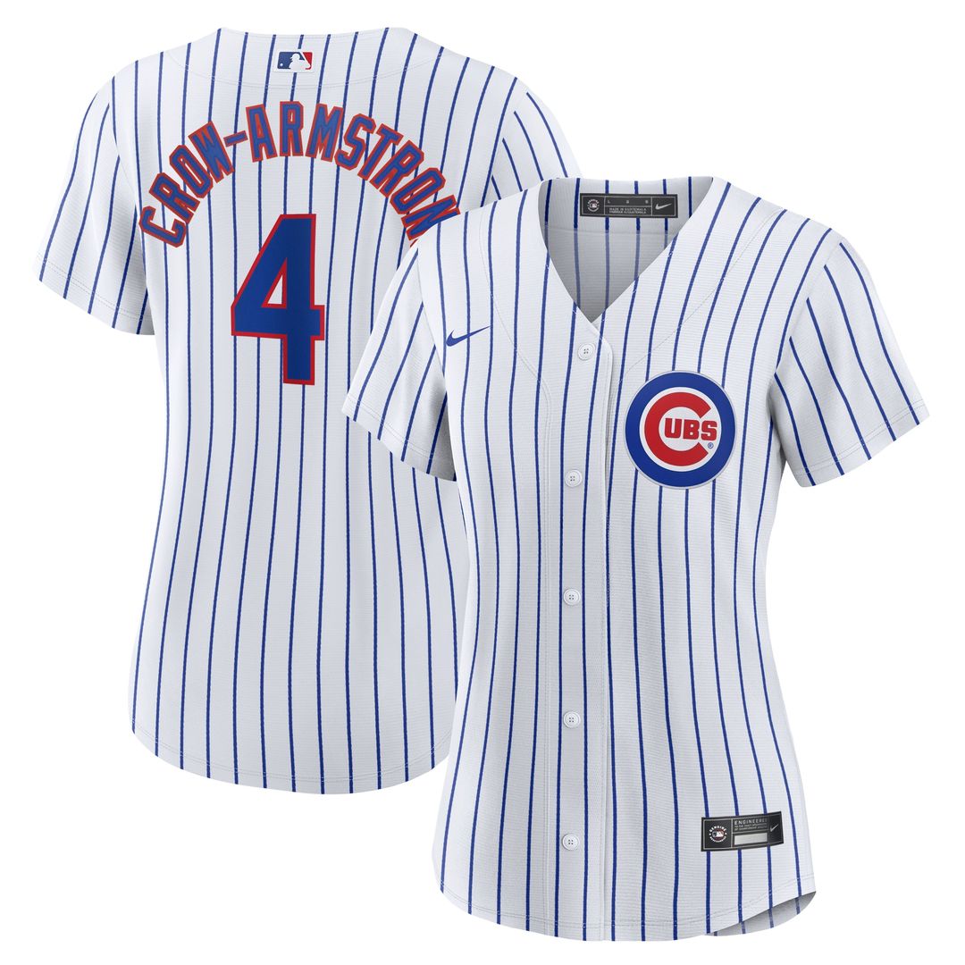 Chicago Cubs Pete Crow - Armstrong Nike Women's Home Replica Jersey - White
